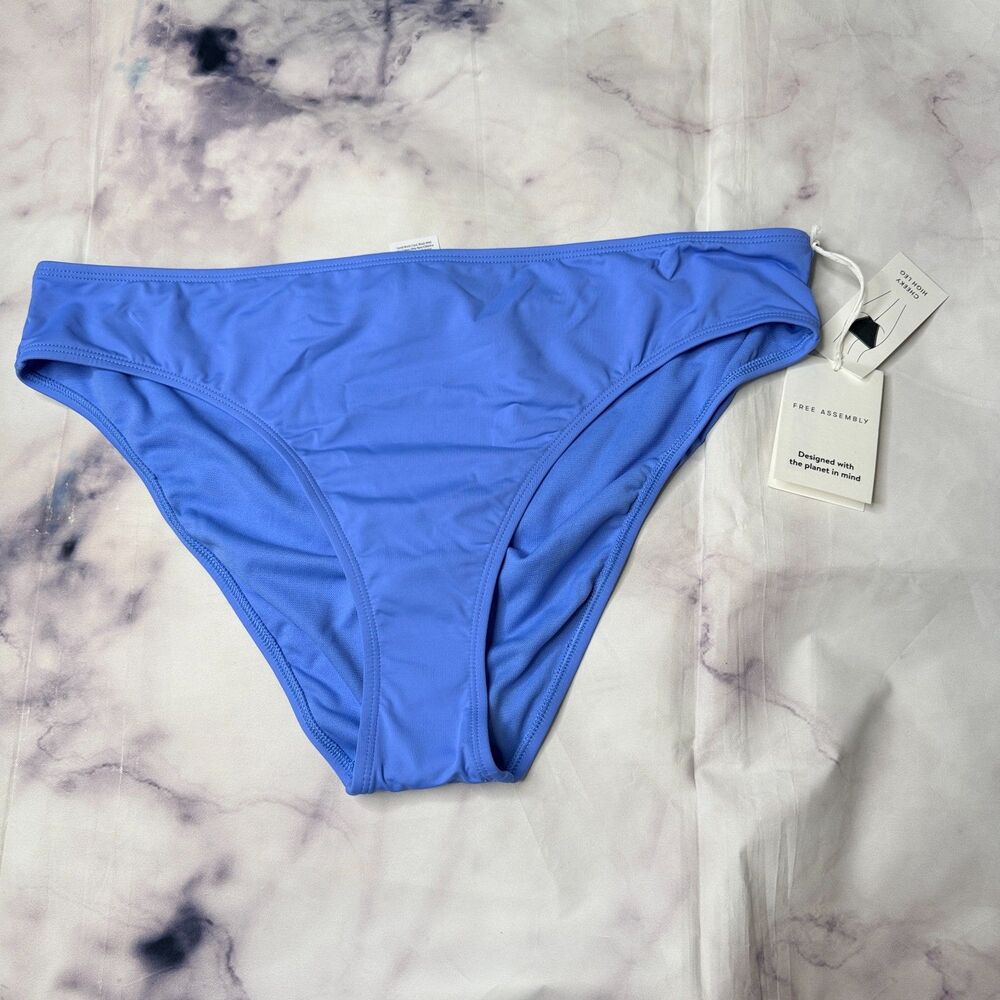 Free Assembly Women's Mid Rise Bikini Bottoms, XL